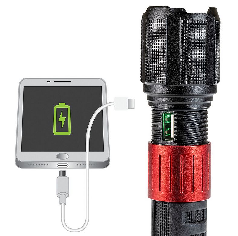 1000-Lumen Ultra Series USB Rechargeable Flashlight With Powerbank 5 1000-Lumen Ultra Series USB Rechargeable Flashlight With Powerbank
