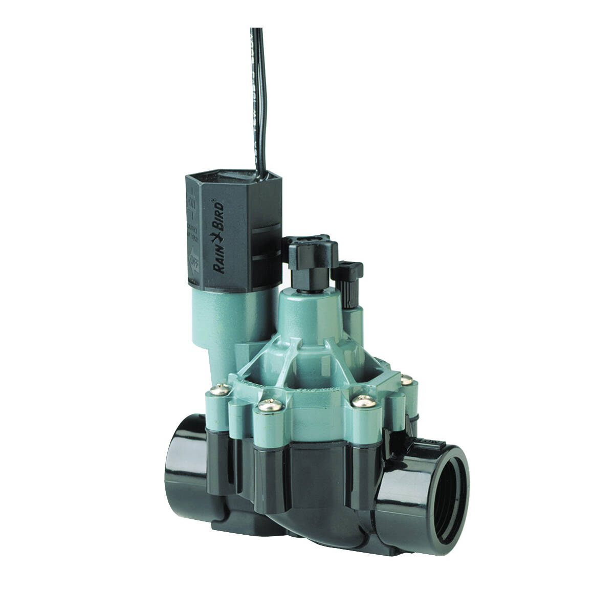 Sprinkler Valve With Flow Control, 1 In FNPT X FNPT, 15 To 150 PSI, Plastic