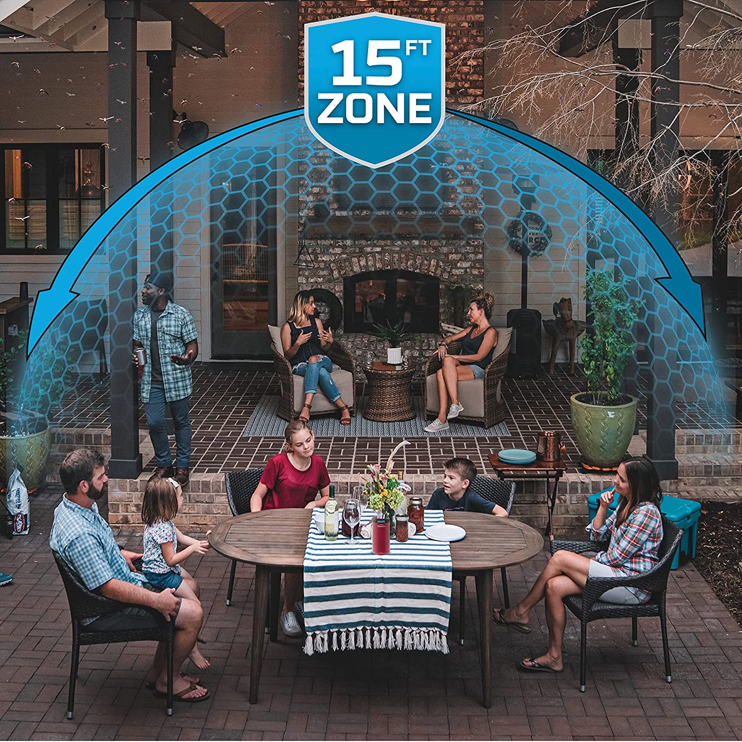 Magenta Patio Shield Mosquito Repeller 5 Magenta Patio Shield Mosquito Repeller