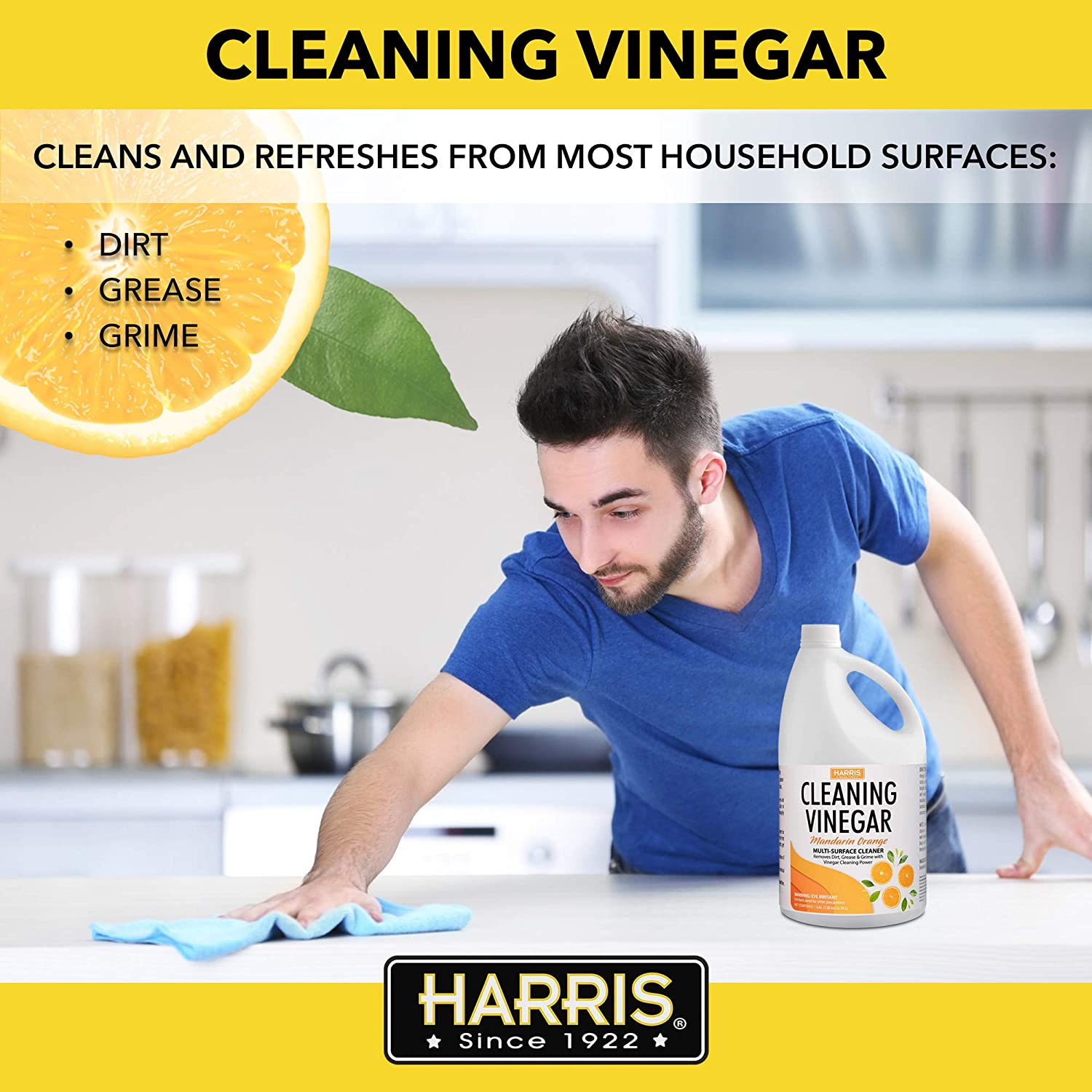 128 Fl. Oz., MandarinOrange Vinegar Cleaning 6 128 Fl. Oz., MandarinOrange Vinegar Cleaning