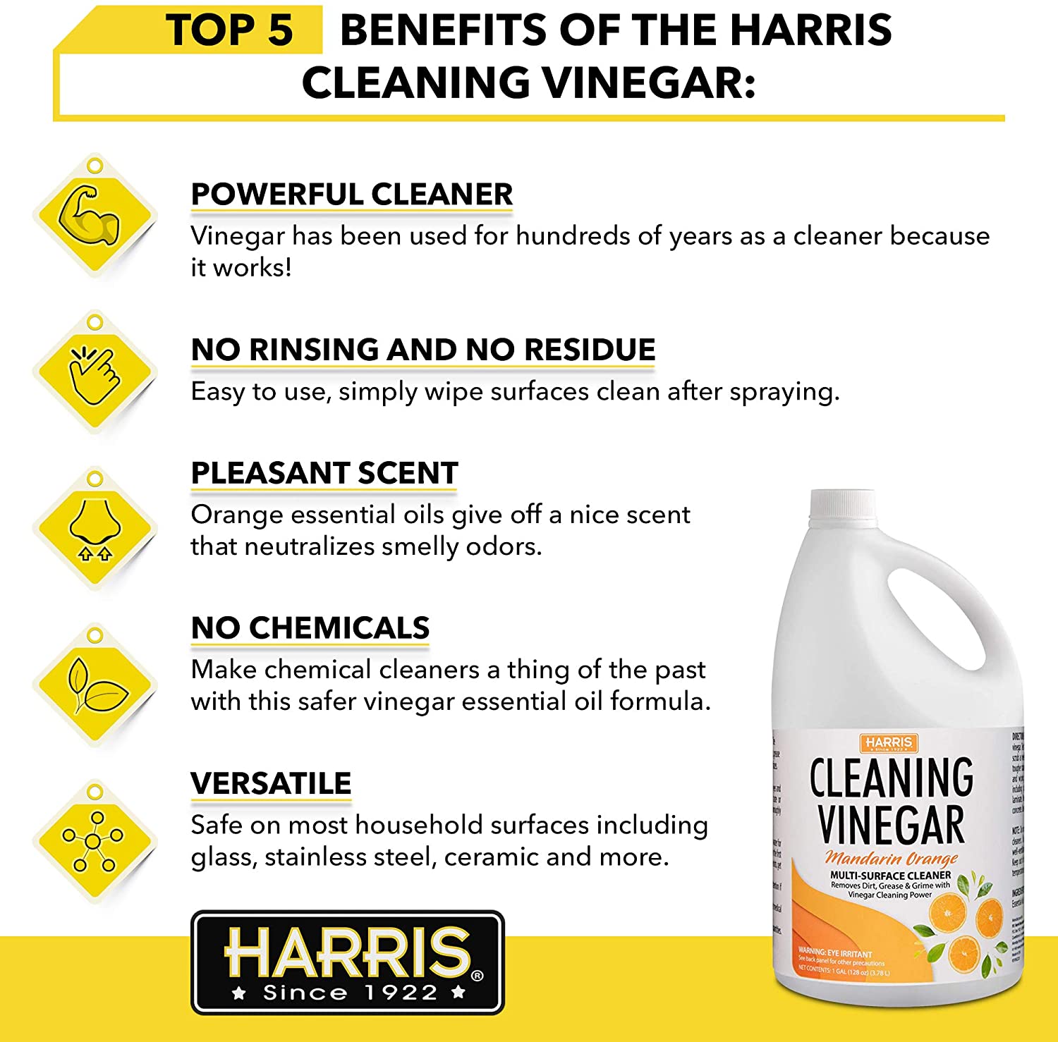 128 Fl. Oz., MandarinOrange Vinegar Cleaning 7 128 Fl. Oz., MandarinOrange Vinegar Cleaning