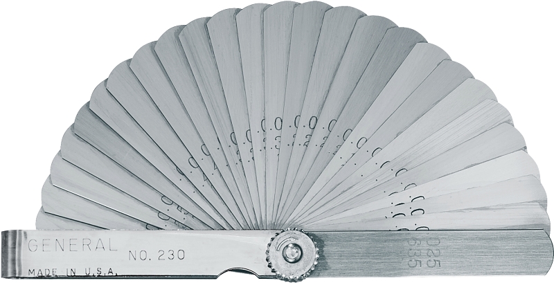 Metric Steel Leaf Feeler Gauge