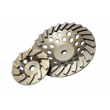4-Inch Diameter 5/8-11-Inch Arbor Diamond Deluxe-Cut Turbo Cup Grinder