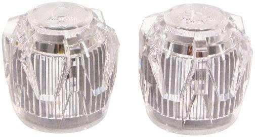 1-3/4-Inch Clear Plastic Faucet Handles
