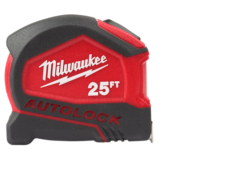 25-Foot Compact Auto-Lock Tape Measure