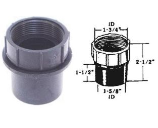 1-1/2 x 2-1/2-Inch Plastic Bathtub Strainer Swivel Adapter 2 1-1/2 x 2-1/2-Inch Plastic Bathtub Strainer Swivel Adapter