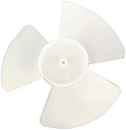 6-1/2-Inch White Plastic Exhaust Fan Blade