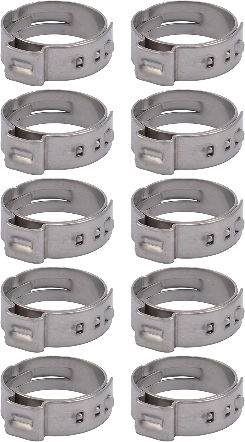 1-Inch Stainless Steel Clamp Ring, 10-Pack 3 1-Inch Stainless Steel Clamp Ring, 10-Pack