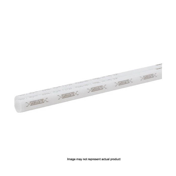 1-Inch X 10-Foot White Polyethylene PEX-B Push Fit PEX Pipe Stick