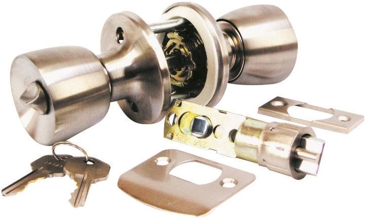 Stainless Steel Exterior Entrance Lockset