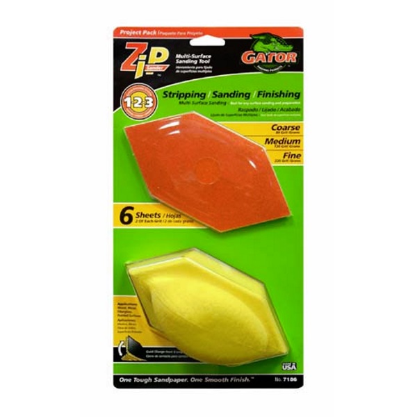 Zip Sander Multi Surface Sanding Tool Kit 6-Piece