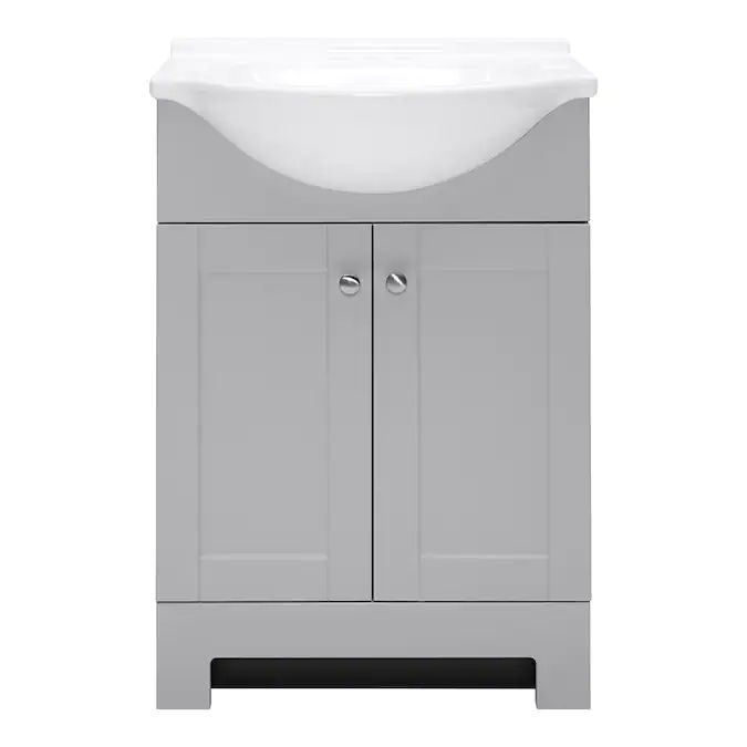 24-Inch Gray Euro Vanity Combo 10 24-Inch Gray Euro Vanity Combo