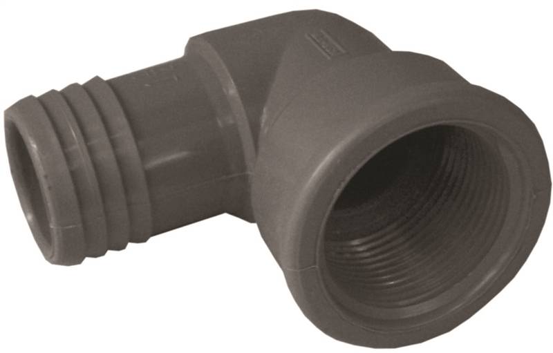1-1/4-Inch Gray Polypropylene Combination Pipe Elbow