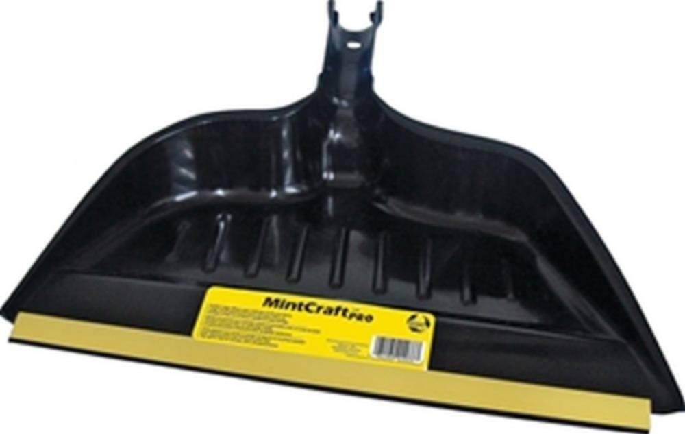 14-Inch Rubber Edge Snap-On Dust Pan