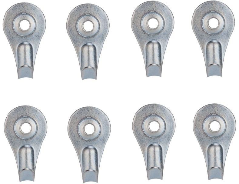 Zinc Plated Utility Hook, 8-Pack