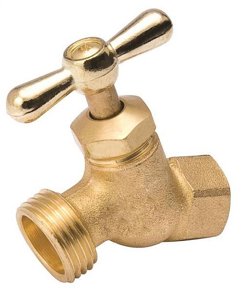 No-Kink Hose Bibb 1/2-Inch Fpt Inlet 3/4-Inch Male Thread Outlet