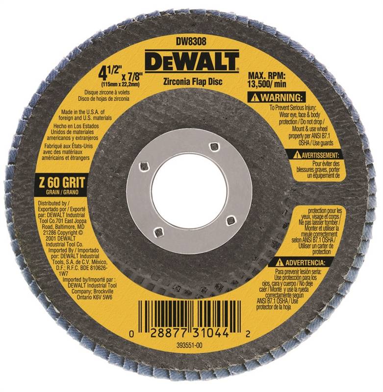 4-Inch High Performance Coated Flap Disc