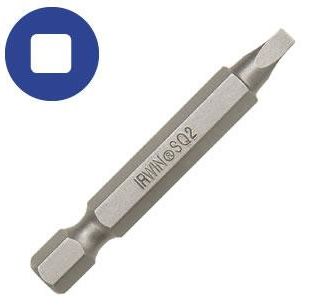 #2 Square S2 Steel Recess Power Screwdriver Bit 2 #2 Square S2 Steel Recess Power Screwdriver Bit