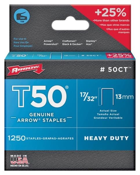17/32-Inch Flat Crown Staple