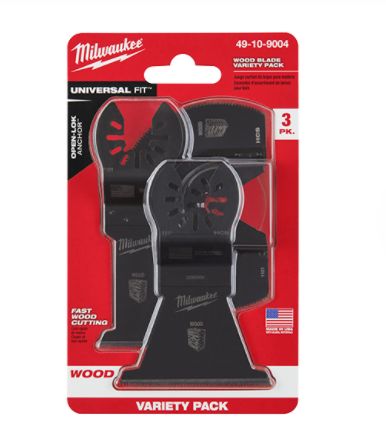 Wood Cutting Multi-Tool Oscillating Blade, 3-Piece