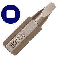 #3 Square S2 Steel Recess Insert Screwdriver Bit, 2-Pieces
