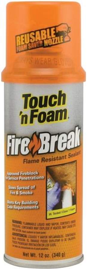 Touch N Foam Flame Resistant Sealant 12 Oz 2 Touch N Foam Flame Resistant Sealant 12 Oz