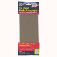 100grit Aluminum Ox 1/3 Sheet 6pk