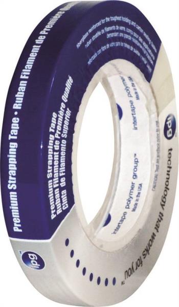 .94-Inch X 60-Yard Natural Fiberglass Reinforced Strapping Tape