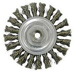 Standard Twist Knot Wire Wheel Brush 4 In