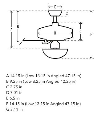 Spring Mill 52-Inch Matte Black Outdoor LED 4-Blade Ceiling Fan 12 Spring Mill 52-Inch Matte Black Outdoor LED 4-Blade Ceiling Fan