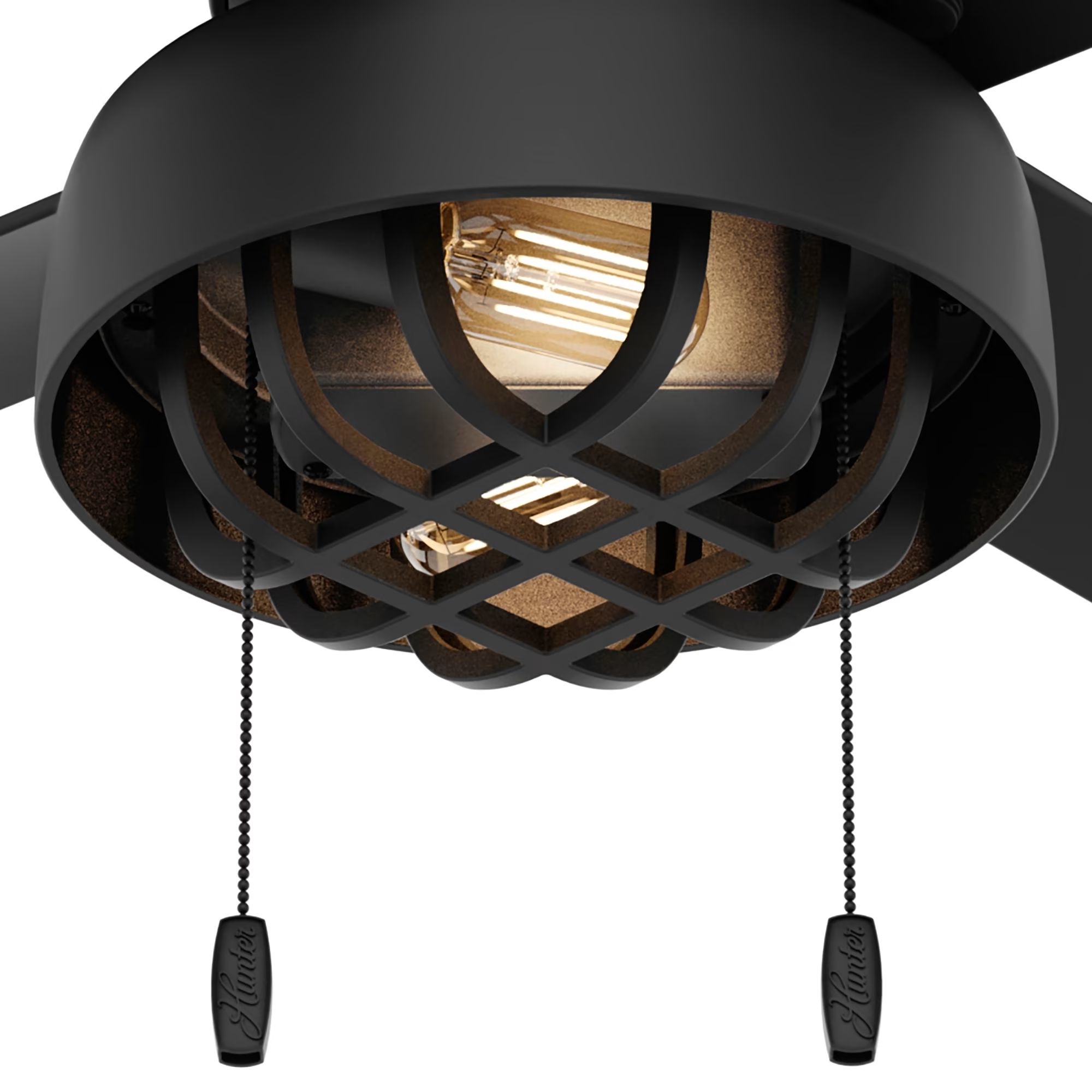 Spring Mill 52-Inch Matte Black Outdoor LED 4-Blade Ceiling Fan 5 Spring Mill 52-Inch Matte Black Outdoor LED 4-Blade Ceiling Fan
