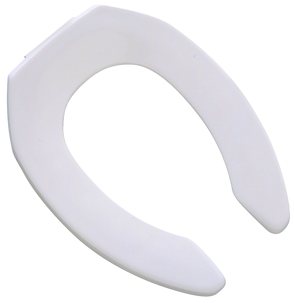 Elongated Commercial Plastic Cover Toilet Seat