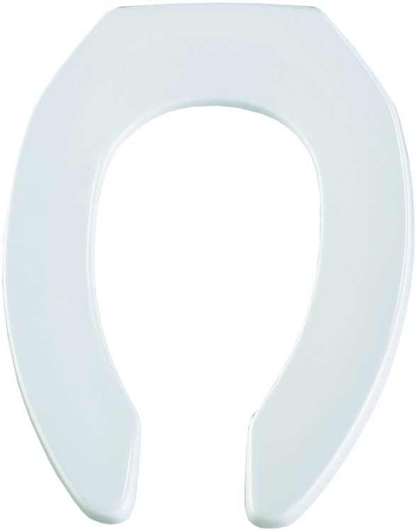 Elongated Commercial Plastic Cover Toilet Seat