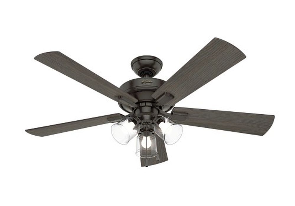 Crestfield 52-Inch Noble Bronze Indoor LED 5-Blade Ceiling Fan