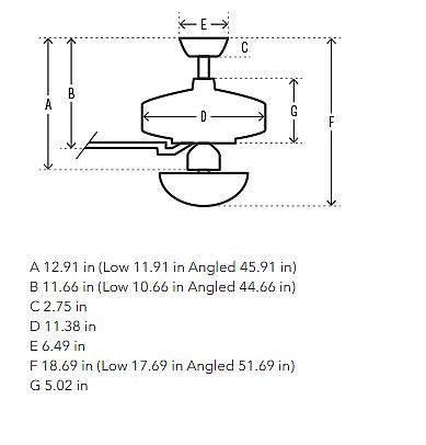 Crestfield 52-Inch Noble Bronze Indoor LED 5-Blade Ceiling Fan 12 Crestfield 52-Inch Noble Bronze Indoor LED 5-Blade Ceiling Fan
