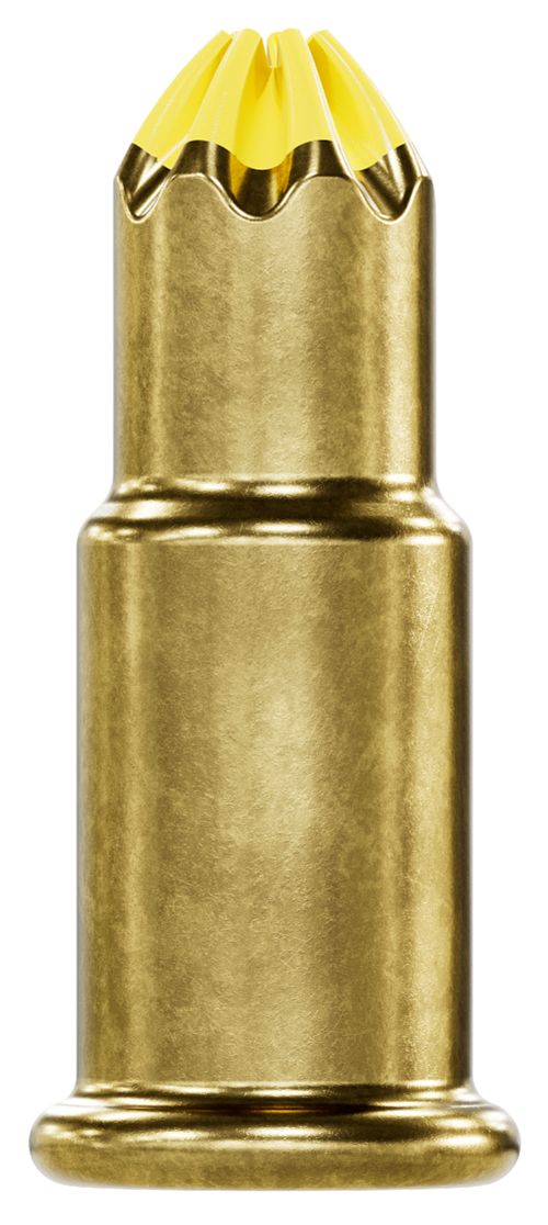 0.22-Caliber A Yellow Level-4 Single Shot Crimp Loads, 100-Count