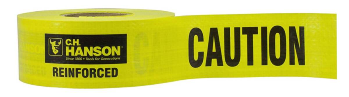 3-Inch X 500-Foot 5-Mil Caution Tape