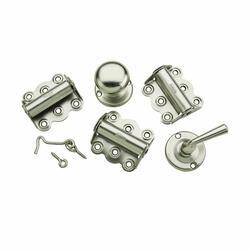 Satin Nickel Steel Screen Door Kit