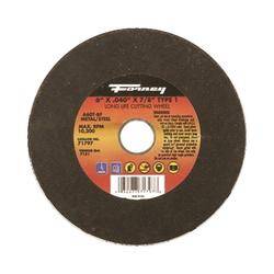 Forney 71797 Cut-Off Wheel, 60-Grit, Medium, Aluminum Oxide, 6 In Dia