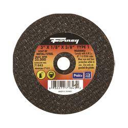 Forney 71843 Cut-Off Wheel, 36-Grit, Medium, Aluminum Oxide, 3 In Dia