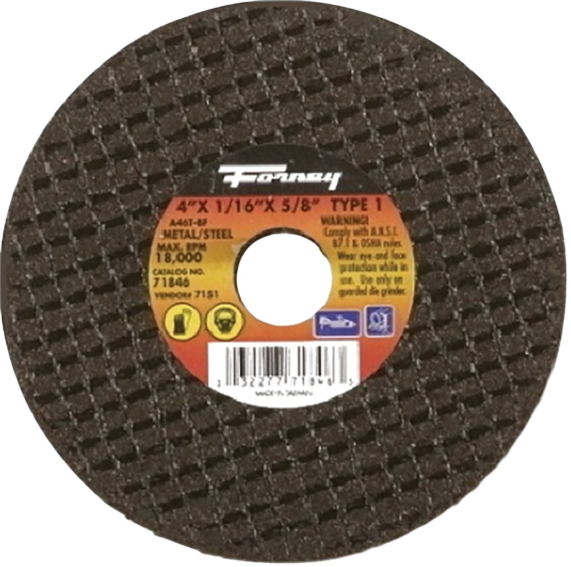 4-Inch Type 1 Circular Shape Flat Cut-Off Wheel