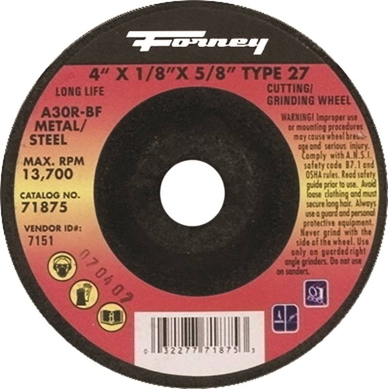4-Inch Type 27 Circular Shape Depressed Center Grinding Wheel