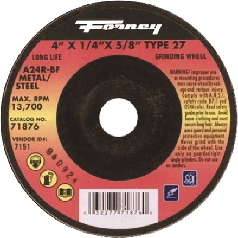 4-Inch Type 27 Circular Shape Depressed Center Grinding Wheel