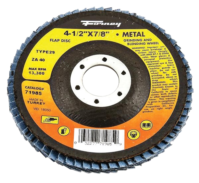 4-1/2-Inch Type 29 Circular Shape Depressed Center Flap Disc