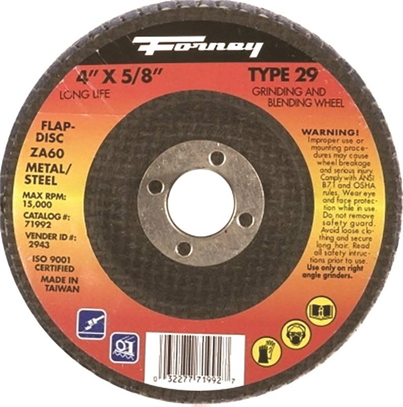 4-Inch Type 29 Circular Shape Depressed Center Flap Disc