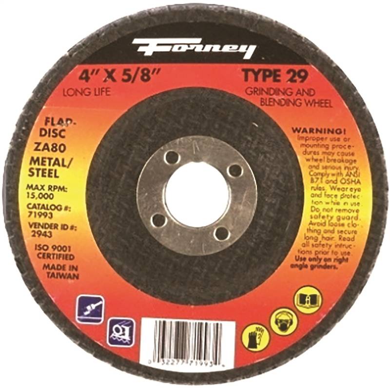 4-Inch Type 29 Circular Shape Depressed Center Flap Disc