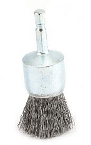 1-Inch Crimped Wire End Brush Coarse