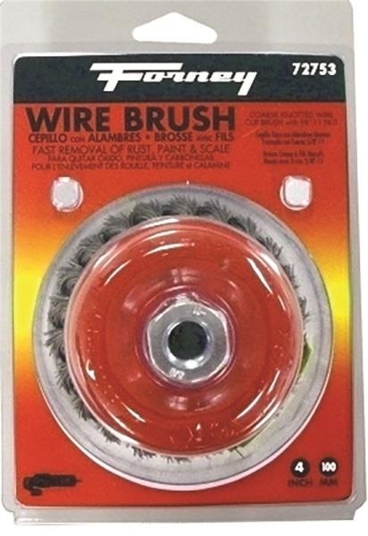 4-Inch Knotted Wire Cup Brush Wire