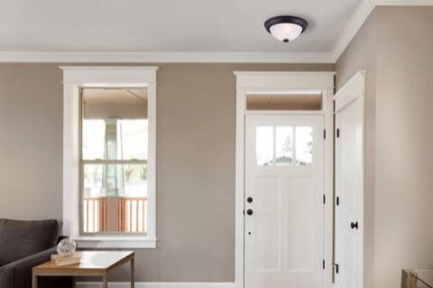 11 x 4-3/4-Inch 1-Light Oil Rubbed Bronze Flush Mount Ceiling Light Fixture, 2-Pack 2 11 x 4-3/4-Inch 1-Light Oil Rubbed Bronze Flush Mount Ceiling Light Fixture, 2-Pack