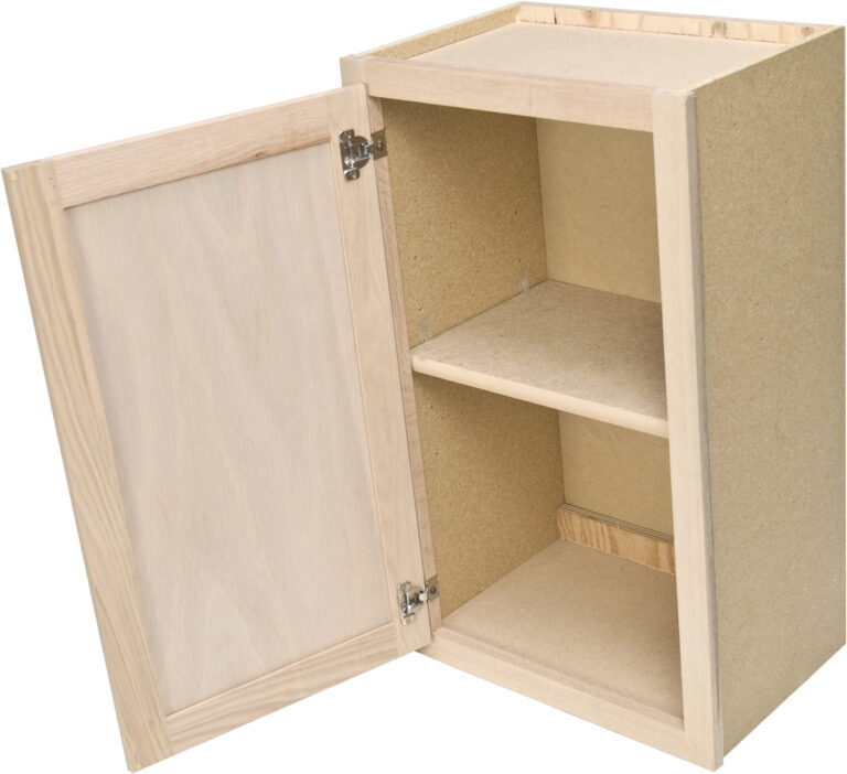 18 x 30 x 12-Inch Premium Ready To Finish Hickory Single Door Wall Cabinet